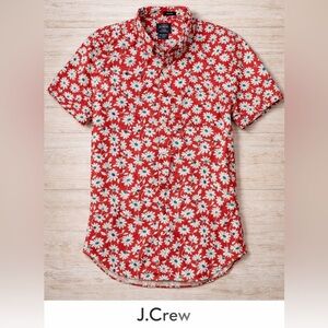 J.Crew Flex Washed Floral Button-Up Shirt | NWT | Size M Slim